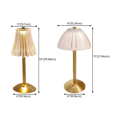 Stepless Dimming Crystal Table Lamp with LED Bulbs for Modern Residences
