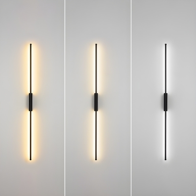 Stylish LED Metal Wall Sconce with Aluminum Shade in Modern Design