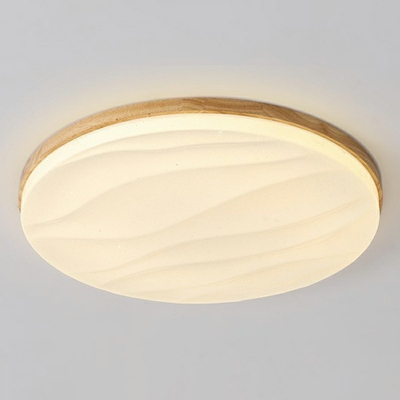Modern Acrylic Flush Mount Ceiling Light with Dimmable LED Bulbs