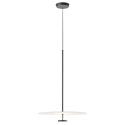 Modern Black Acrylic Pendant Light with Warm Light and Adjustable Hanging Length for 35-40 Women