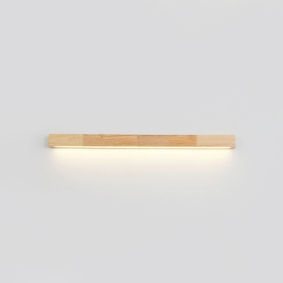 Modern Wood LED Vanity Light with Dimmable Third Gear Color Temperature