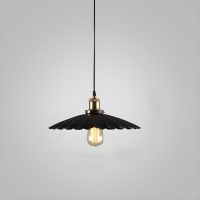 Industrial Hanging Pendant Light in Metal with Adjustable Hanging Length for Non-Residential Use