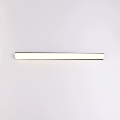 Modern LED Metal Wall Lamp with Clear Acrylic Shade for Residential Use