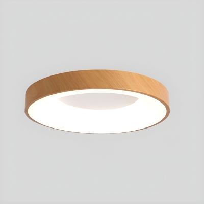 Modern Metal LED Bulb Flush Mount Ceiling Light with Acrylic Shade for Residential Use
