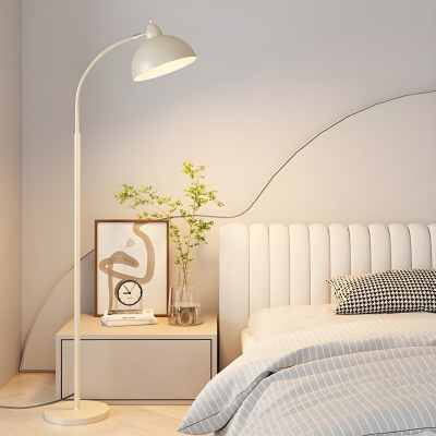 Sleek Metal Floor Lamp – Smart Switch & Stylish Shade for Modern Homes