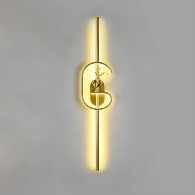 Sleek Modern Acrylic Metal LED Wall Sconce - Perfect for Residential Use