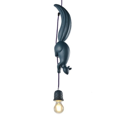 Contemporary Resin Pendant Light with Adjustable Hanging Length and Cord Mounting