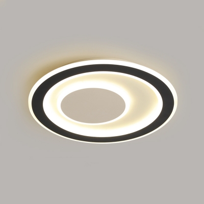Exquisite Acrylic Shade Gold Metal Moder Flush Mount LED Ceiling Light: Perfect for Residential Use