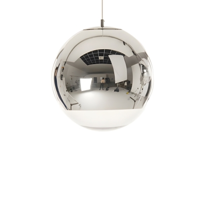 Modern Clear Glass Pendant Light with Adjustable Cord Mounting for Non-Residential Use