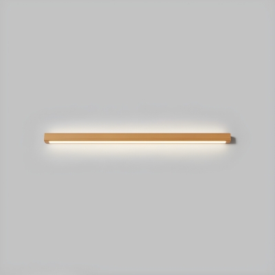 Modern Wood 2-Light Wall Sconce with Acrylic Shade - No Assembly Required