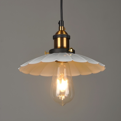Industrial Hanging Pendant Light in Metal with Adjustable Hanging Length for Non-Residential Use