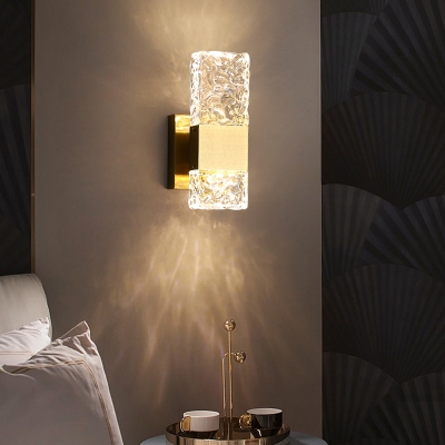 Elegant LED Wall Lamp with Crystal Shade for Modern Home Decor