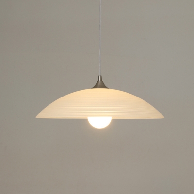Elegant Modern Metal Pendant Light with Adjustable Hanging Length and Glass Shade