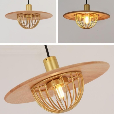 Modern Metal Pendant Light with Adjustable Hanging Length - LED Compatible Hanging Lamp