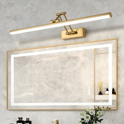 Sleek Straight Metal Vanity Light with LED Bulb - Modern Style, Ambience in Every Room