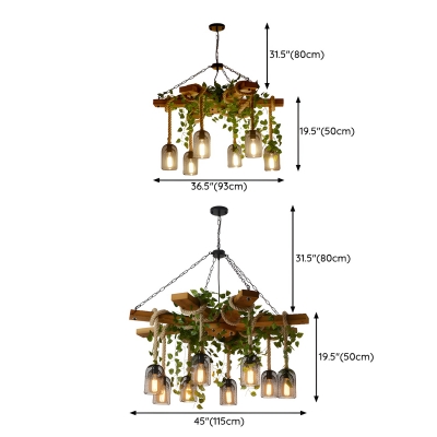 Industrial Metal Island Light with Adjustable Hanging Length and Iron Shade for Modern Home