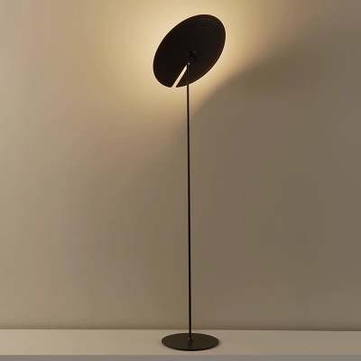 Modern Metal Plug-In Floor Lamp with Rocker Switch – Contemporary Bi-pin Light for Residential Use