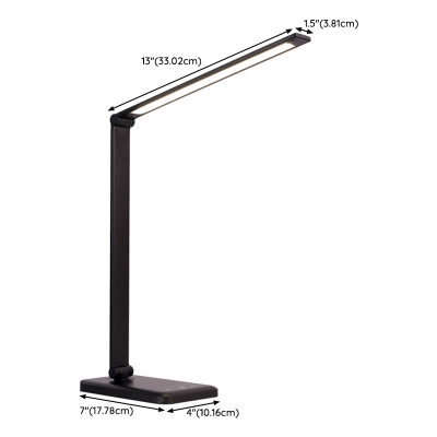 Rechargeable LED Table Lamp in Modern Style with Aluminum Shade