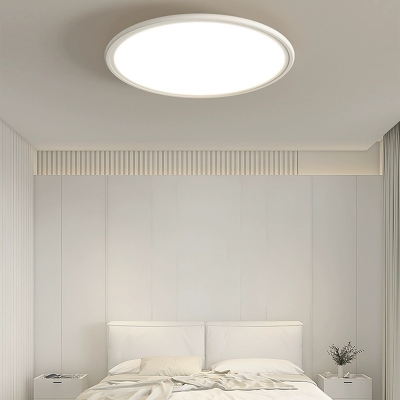 LED Flush Mount Modern Close To Ceiling Light with White Acrylic Shade for Residential Use