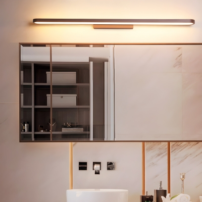 Modern Wood LED Vanity Light for Multiple Rooms - No Assembly Required