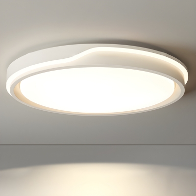Modern Flush Mount Ceiling light with Acrylic Shade - LED Bulbs and 3 Color Light