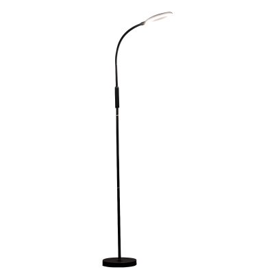 Rechargeable Modern LED Floor Lamp with Remote Control and Adjustable Shade Direction