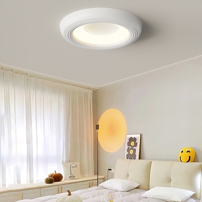 Modern Acrylic Flush Mount Ceiling Light with Dimmable LED Bulb for Residential Use