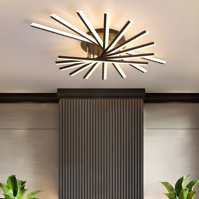 Modern Style Ceiling Light with Acrylic Shade for Residential Use