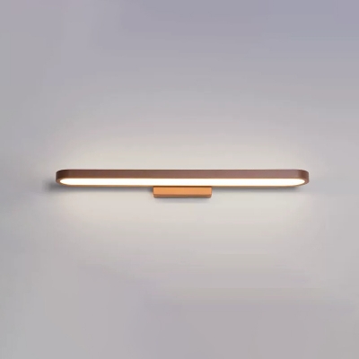 Modern Wood Vanity Light with Built-in LED Bulbs for Dining Room, Living Room, and Kitchen