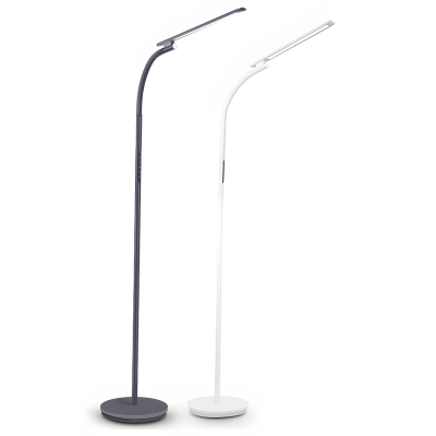 Sleek Aluminum Dimmable LED Floor Lamp with Remote Control for Modern Homes