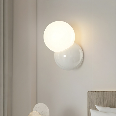 Modern LED Wall Lamp 1-Light Hardwired Minimalist Metal Sconce
