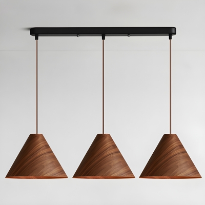 Unique Wood Solid Pendant Light with Adjustable Hanging Length for Modern and Elegant Home Decor