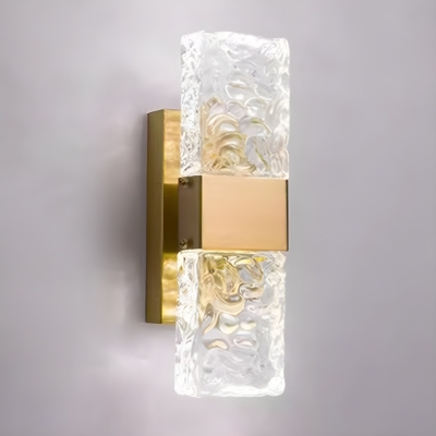 Glamorous Crystal-Lined Single Light Vanity Sconce for Luxurious Ambiance
