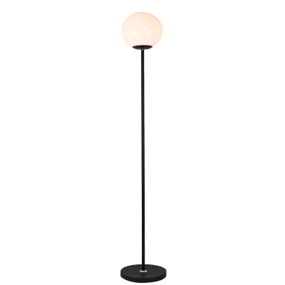 Globe Shaped Modern Floor Lamp with Rocker Switch for Contemporary Home Decor