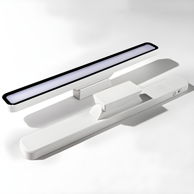 LED Rechargeable Vanity Light with 3 Color Light and Metal Construction