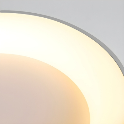 Minimalist Acrylic Shade Metal LED Flush Mount Ceiling Light in Modern Style