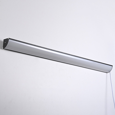 Sleek and Modern Metal Wall Lamp Featuring LED and Acrylic Shade