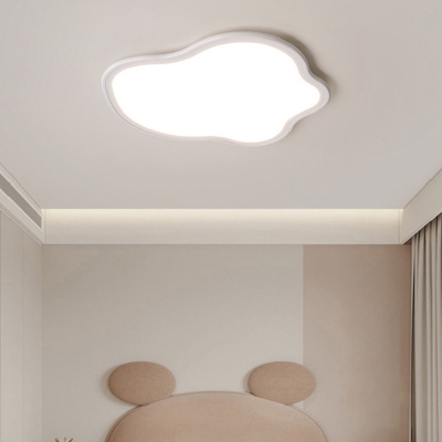 Modern LED Flush Mount Ceiling Light with Acrylic Shade – Perfect for Residential Use