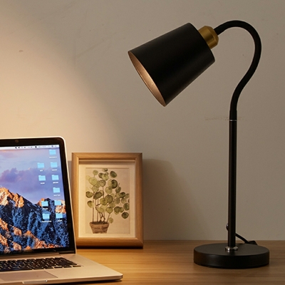 Contemporary Metal LED Table Lamp with Warm Light, Perfect for Modern Home Decor