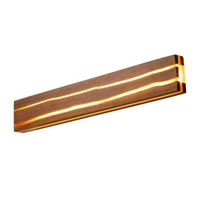 Elegant Wood LED Wall Lamp: Hardwired Modern Wall Lamps for a Warm and Cozy Atmosphere in Your Home