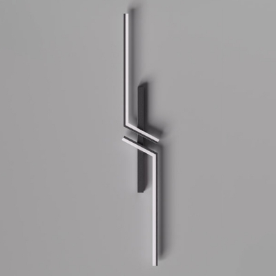 LED Modern Metal Wall Sconce with Acrylic Shade, Ideal for Residential Use