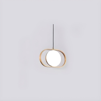 Modern LED Pendant Light with Adjustable Color Temperature and Iron Shade