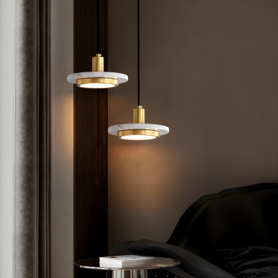 Modern Metal Pendant-Adjustable Hanging Mounting-LED-Warm Light-Wipe Clean