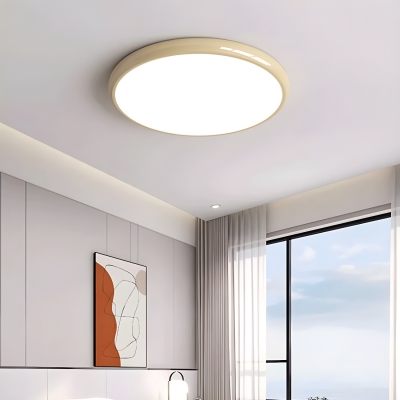Modern Flush Mount LED Bulb Bright Light with Acrylic Shade for Residential Use