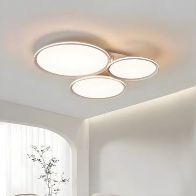 Modern LED Bulbs Flush Mount Ceiling Light with Adjustable Warm/White/Neutral Light