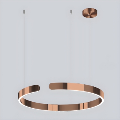 Modern Metal Chandelier with Adjustable Hanging Length and Acrylic Shade for Stylish Home Lighting