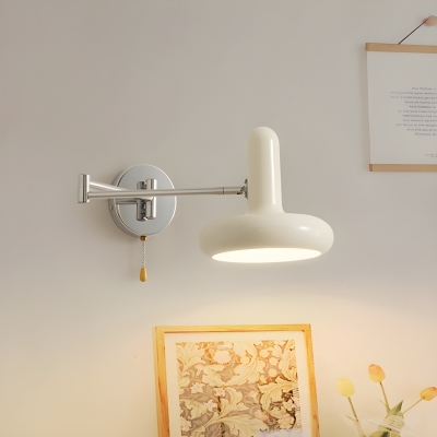 Attractive LED Wall Lamp for Modern Homes with White Iron Shade