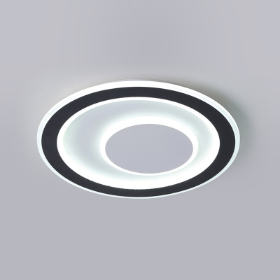 Exquisite Acrylic Shade Gold Metal Moder Flush Mount LED Ceiling Light: Perfect for Residential Use