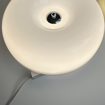 Modern 1-Light LED Flush Mount Ceiling Light with Clear Glass Shade (3 Color Light)