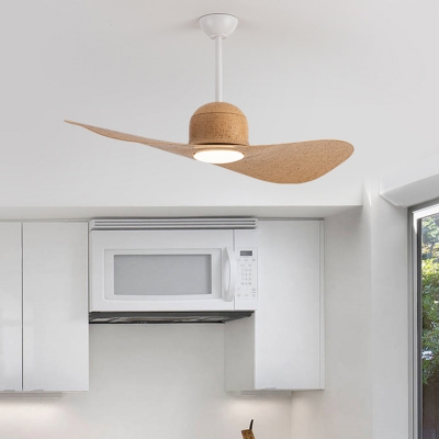 Sleek Modern 42 Inch Ceiling Fan with Dimmable LED Light and Adjustable Hanging Length